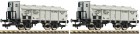 591303 Fleischmann Set of 2 Gondola cars with hinged hatches